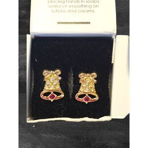 Vtg Avon holiday earrings